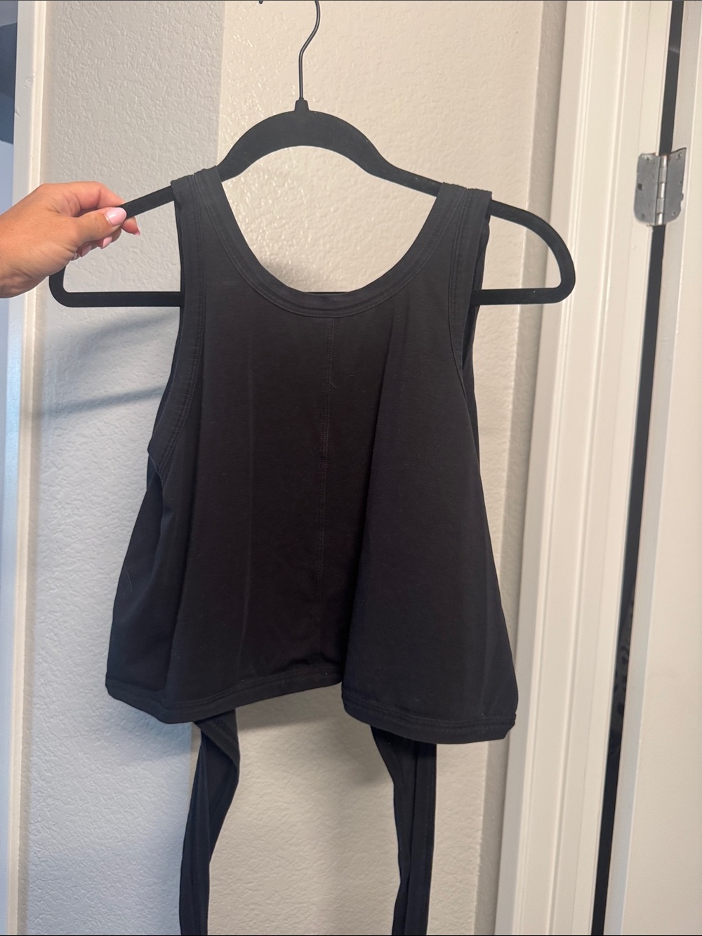 lululemon athletica Black tie Tank Top